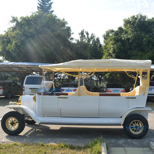 Voiture électrique vintage de haute qualité, voiture de tourisme rétro, trois rangées, 8 sièges, voiture classique de luxe - Product Image 6