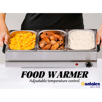Plateau chauffant pour buffet électrique Gastronorm commercial de table Dontalen/Chauffe-plat électrique pour buffet