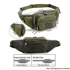 Bolsa Tática Multiuso Impermeável de PVC para Esportes ao Ar Livre, Caminhada, Design Geométrico em Formato de Barril, Fechamento com Zíper, Unissex - Product Image 3