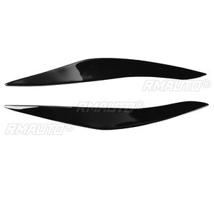 1 Par de Cubiertas Decorativas para Faros Delanteros Negros para BMW Serie 5 F10 2010 2011 2012 2013, Adhesivos para Automóviles, Cubiertas Decorativas para Faros Delanteros - Product Image 2