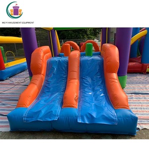 Casa de juegos con tobogán para niños, Mini <span class=keywords><strong>castillo</strong></span> hinchable con túneles, <span class=keywords><strong>Castillo</strong></span> de salto inflable - Product Image 4