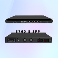 2.5G 2 I7 Pfsense Spf Mikrotik 8 Sfp Lan yang Terbaik, Casing 10Gbps 12400 Appliance De 10Gb Mini Pc Generasi ke-12, Router 19 Ethernet