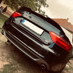 สปอยเลอร์หลังคาร์บอนไฟเบอร์แบบรังผึ้ง สำหรับรถยนต์รุ่น A5 B8 B8.5 2 ประตู คูเป้ 8T3 PSM ของแท้จากโรงงาน ปี 2007-2017 ไม่เจาะรู - Product Image 5