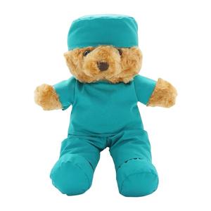 UYEAH OEM toptan yumuşak peluş oyuncak doğum günü tıbbi üniforma PP pamuk için oyuncak ayı etkinlik öğesi doktorlar için özelleştirilebilir Logo - Product Image 5