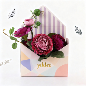 Boîtes cadeaux personnalisées avec logo floral, <span class=keywords><strong>roses</strong></span>, emballage pour fleurs, boîtes pour fleuristes - Product Image 1