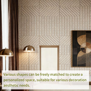 Panel acústico de lana de madera de diseño moderno para decoración colorida de cine o uso en la sala de estar - Product Image 6