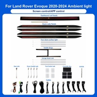 Lumière ambiante intérieure de voiture LED RGB 64 couleurs, éclairage ambiant pour Range Rover Evoque 2020-2024, Symphony Starlight