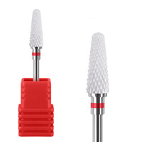 Embouts de fraisage en céramique de divers types pour ponceuse à ongles électrique, machine à manucure et pédicure, outils et équipements pour nail art