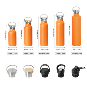 Bouteille d'eau isotherme à large ouverture en acier inoxydable sans BPA, étanche, à double paroi, grande capacité, pour le camping - Product Image 4