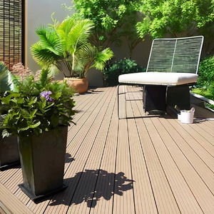 Modern Exterior Anti-Slip Diy Interlocking <strong>Deck</strong> Tiles Wpc Composite Decking Terrace Floor Outdoor Wpc Decking - Product Image 1