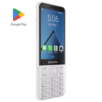Teléfono Móvil para Personas Mayores Doov R17 PRO 4G de Fábrica, Teléfono con Doble Tarjeta SIM, Teclado Android, Pantalla Táctil, 4+64 GB
