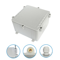 Boîte de jonction de câble étanche extérieur, boîtier de raccordement de borne en plastique de projet électrique ignifuge IP68