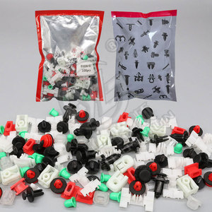 Bmw 100Pcs Plastic Fastener <b>Clips</b> Kit For Trunk Roof Panel Repair Replacement Parts BMW-01 - Product Image 4