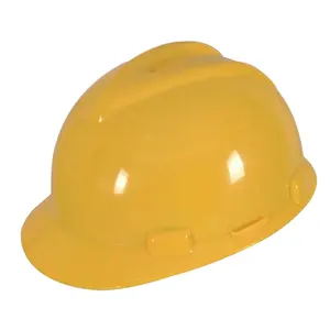 Casque de sécurité jaune CE EN397 ABS type V pour chantier protection de la tête casque de sécurité pour travailleurs industriels