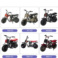 Pièces de moteur 79cc, tuyau d'échappement compatible avec les moteurs Lifan Monster Mega Moto MM80 MMB105 Coleman RB100
