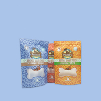 Sac d'emballage Ziplock à fond plat personnalisé PET recyclable pour les aliments pour chats et chiens tailles 1KG & 20KG grande capacité anti-odeur