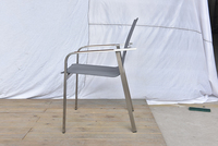 Les plus nouvelles chaises extérieures d'acier inoxydable de meubles d'extérieur avec le tissu de maille