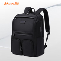 Bolsa de Negocios Organizada y Duradera con Múltiples Bolsillos, con Funda para Carro, Resistente al Agua, Mochila para Portátil Oxford