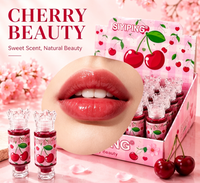 Siyiping – Lot de 24 gloss à lèvres cerise personnalisés, longue tenue, imperméables, teintes à lèvres liquides, cosmétiques en gros sous marque privée