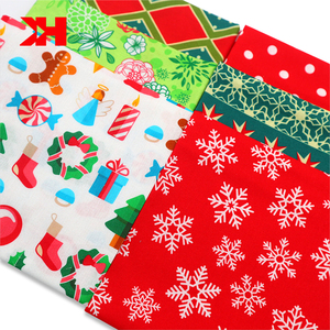 Kahn Tela de Impresión Personalizada 6pcs-set Tela de Algodón de Navidad por La Yarda Tela de Retazos para Acolchado - Product Image 5