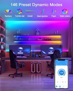 Addressable <strong>LED</strong> <strong>Controller</strong> with RF Remote RGB IC <strong>LED</strong> Strip Pixel Light DC5V-24V, DIY Color Effects, Music Sync, SP648E - Product Image 2