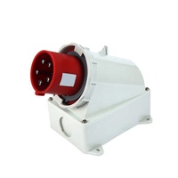 Prise murale industrielle IP44 IP67, femelle, 16A 32A 63A, étanche, fixe, 220V/380V, 3 broches, 4 pôles, 5 pôles
