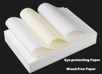 Papier spécial offset sans bois 100 g/m², 100 feuilles, protection des yeux, A4, 100 % compatible pour l'impression d'exposition
