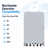 Estación Base LTE FDD ENodeB Multibanda Integrada Global BBU+RRU para Exteriores, 160W de Alta Potencia, 4x40W, Lista para 5G, para Zonas Rurales, IP66