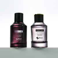 Vaporisateur de parfum de luxe de 100ml avec pulvérisateur à brume fine et couvercle magnétique Emballage de parfum vide Bouchon à vis