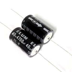 <span class=keywords><strong>ELUM</strong></span> 4700uf 40v Horizontal Axial Polarisé Filtre Condensateur Électrolytique 40v 4700uf 22X36mm - Product Image 1