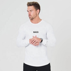 Soft Cotton Spandex Blend <strong>t</strong> <strong>Shirts</strong> Men Full Sleeve <strong>Black</strong> <strong>Fitted</strong> Stretch <strong>t</strong> <strong>Shirts</strong> With Back Stripe Panel - Product Image 4
