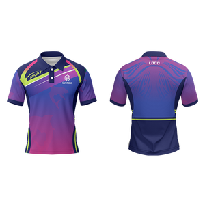 Polo original personnalisé pour hommes et femmes Chemise de golf colorée par sublimation Polo imprimé - Product Image 1