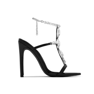 Nuovi <span class=keywords><strong>Sandali</strong></span> <span class=keywords><strong>con</strong></span> <span class=keywords><strong>Tacco</strong></span> <span class=keywords><strong>Alto</strong></span> e Strass 2027, Scarpe da Festa <span class=keywords><strong>con</strong></span> Borsa Abbinata per Donne - Product Image 5