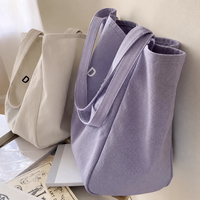 Sac fourre-tout en toile écologique personnalisé avec logo imprimé, grande capacité, réutilisable, couleur unie, en coton biologique, pour le shopping