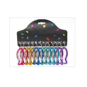 Aluminum Alloy Carabiner Set D Shape C Shape Multi Color Outdoor Camping Hook Universal Use - Product Image 1