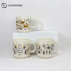 Tazas de Cerámica Vintage de Pared Recta en Oferta, Taza Mate con Logotipo Personalizado, Color, Tamaño y Embalaje, Taza de Cerámica para Café y Leche - Product Image 2