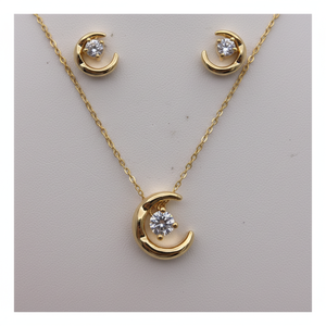 Set di gioielli in stile Vintage di alta qualità per le donne di lusso con Design retrò collana e orecchini in due pezzi durevoli da festa - Product Image 1