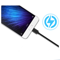 Câble de charge rapide USB vers Type C USB TPE de haute qualité 1M Blanc pour téléphone portable, écouteurs et tablette