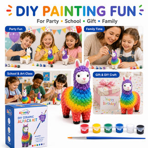 Kit de Peinture Animale en Céramique DIY Alpaca en Gros, Marque Privée, Non Toxique, Fabrication Directe Usine, OEM, Ensemble Cadeau d'Anniversaire pour Enfants - Product Image 2