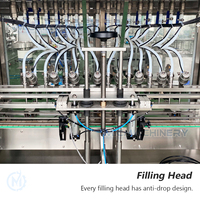 Machine de remplissage automatique 400BPH pour liquides (huiles, lubrifiants, huiles comestibles) en bidons et jerricans, avec suivi de poids et fonction de suivi des produits