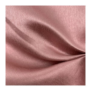 A223 all'ingrosso tessuto di raso crêpe Plain Like-tessuto di seta tinto 100% poliestere tessuto di seta per il vestito in magazzino - Product Image 2