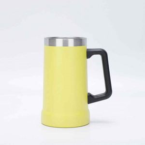 750Ml Modern Design Stainless Steel Beer <b>Mug</b> With Vacuum Insulation - Product Image 3