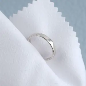 Anti-Oxident Silverware Silver Jewelry Polishing Microfiber Cloth Custom logo
