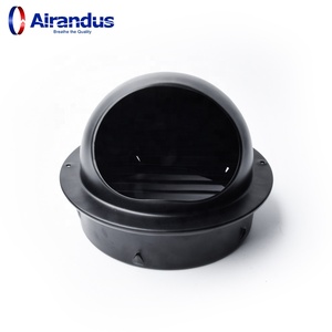 <span class=keywords><strong>ZENGO</strong></span> VLA Campana Extractora de Acero Inoxidable para Sistemas HVAC, Salida de Ventilación Externa Redonda de Acero Inoxidable con Borde Pulido Tipo Bull Nose - Product Image 5