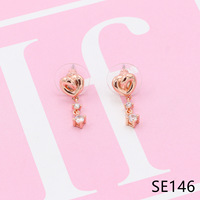 RLW9-TG Anting Zirkon untuk Wanita: Anting Helix Internal, Anting Kecil, Anting Peregangan Telinga, Anting Tanpa Lepas Pasang, Grosir