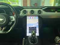 Qualcomm Octa Core layar vertikal 14.4 inci, pemutar Dvd mobil Android untuk Ford Mustang 2015-2021 Audio Stereo navigasi Gps