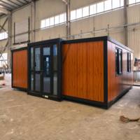 Maison conteneur extensible, bâtiment modulaire pliable, imperméable, ignifuge, résistant aux tremblements de terre, maison de vie portable, bureau