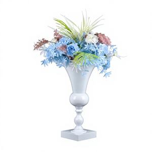 Centro de Mesa de Hierro Liso para Bodas y Eventos, Soporte para Flores con Color Personalizable, Decoración de Mesa Lujosa - Product Image 1