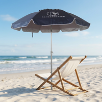 Parapluie classique manuel pour adultes, grande taille, résistant au vent, anti-UV, en tissu Oxford 210D argenté, avec impression de logo personnalisée de haute qualité