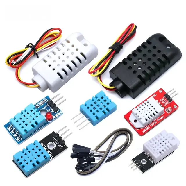 DHT22 AM2302 DHT11/DHT12 AM2320 Digital Temperature Humidity Sensor Module Board  Ultra-low Power High Precision 4pin